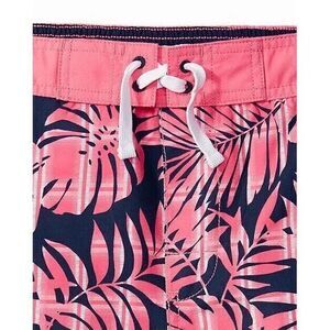 TOMMY BAHAMA Big Boys Size Large Palm de Plaid UPF 50 Swim‎ Trunks